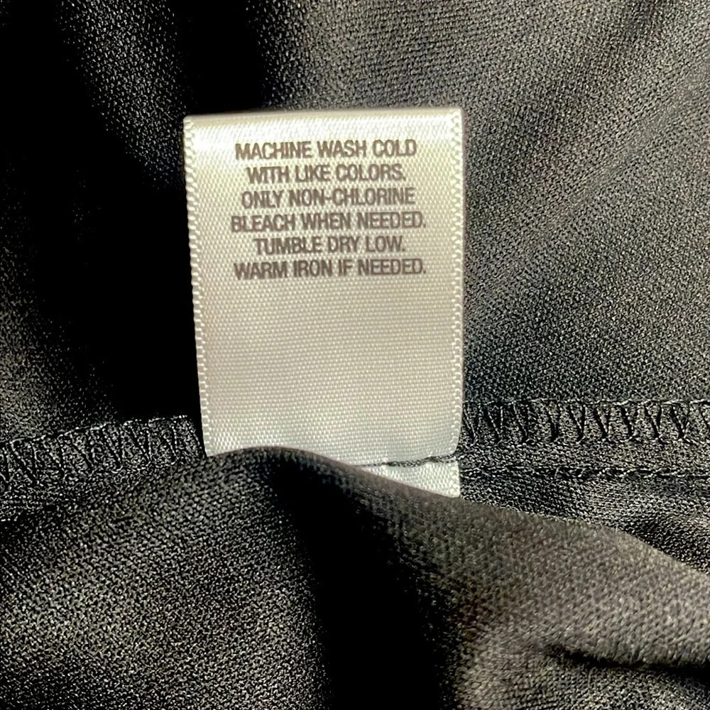 Roz & Ali Lined Black & White Striped Dress Size 4 - Picture 5 of 5